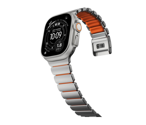 Nomad Stratos Band FKM Apple Watch 45/46/49mm natural titani - 1418396 - zdjęcie 4